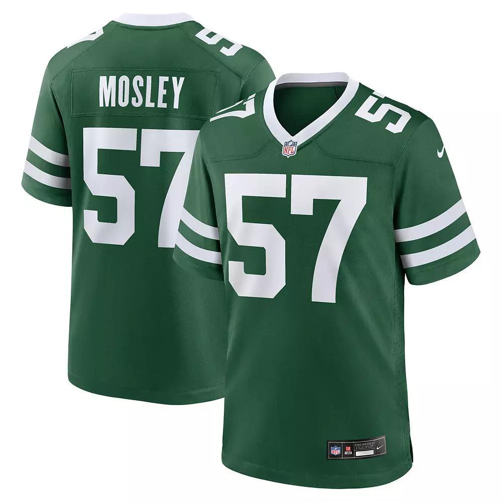 Men's Nike C.J. Mosley Legacy Green New York Jets Team Game Jersey, Size: Large Product Image