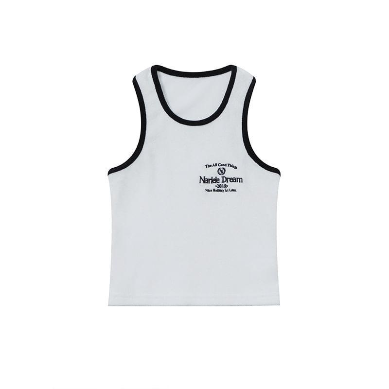 Lettering Tank Top / Sweatshorts Product Image