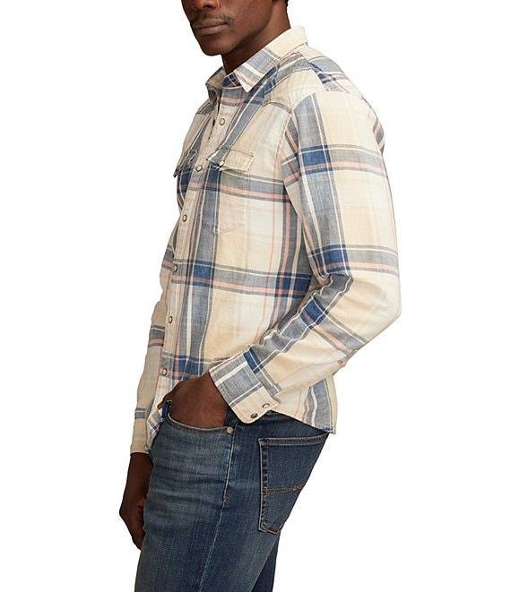 Lucky Brand Masa Long Sleeve Plaid Woven Western Shirt Product Image