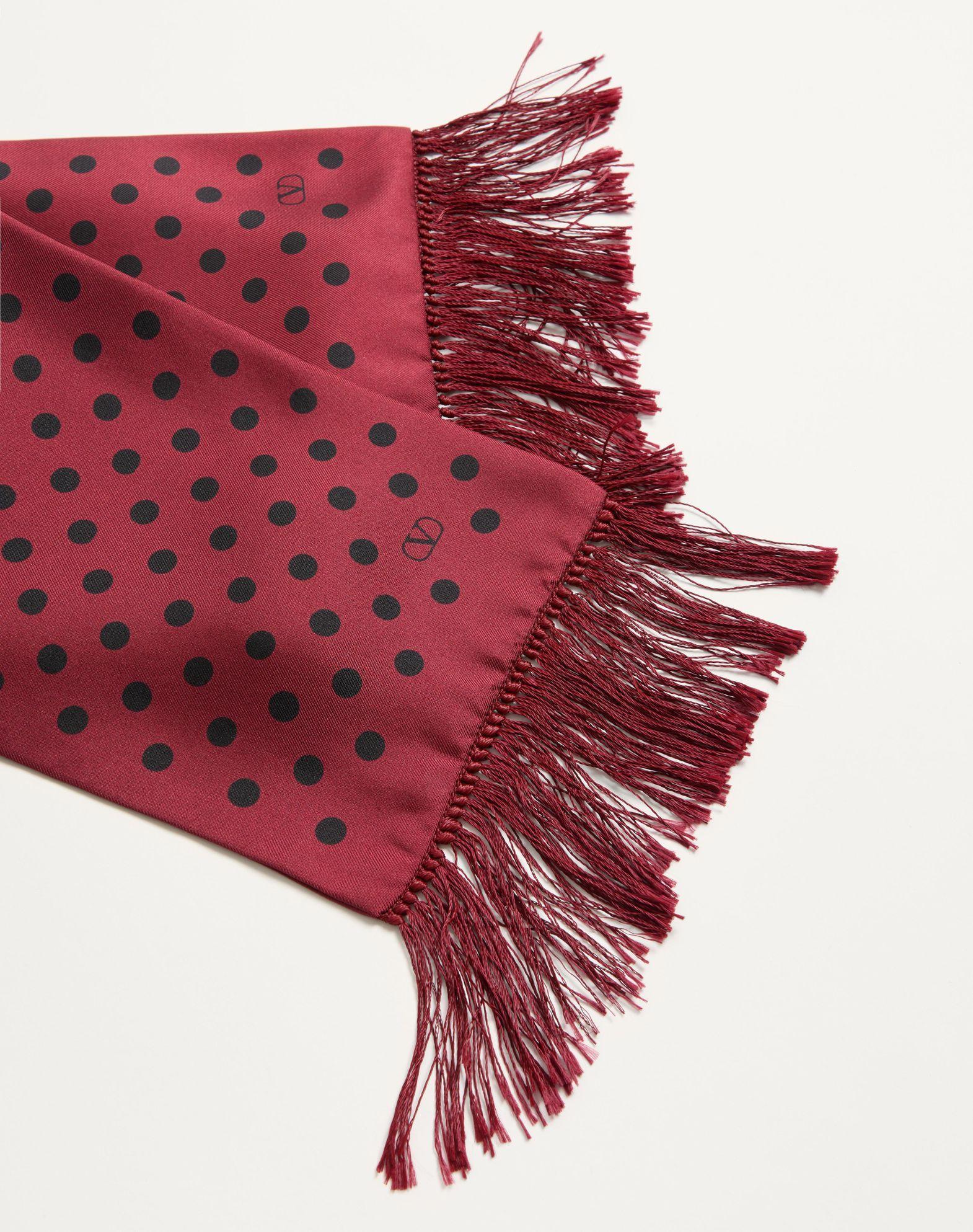 Plusdepois Silk Bandeau Scarf With Fringe Product Image