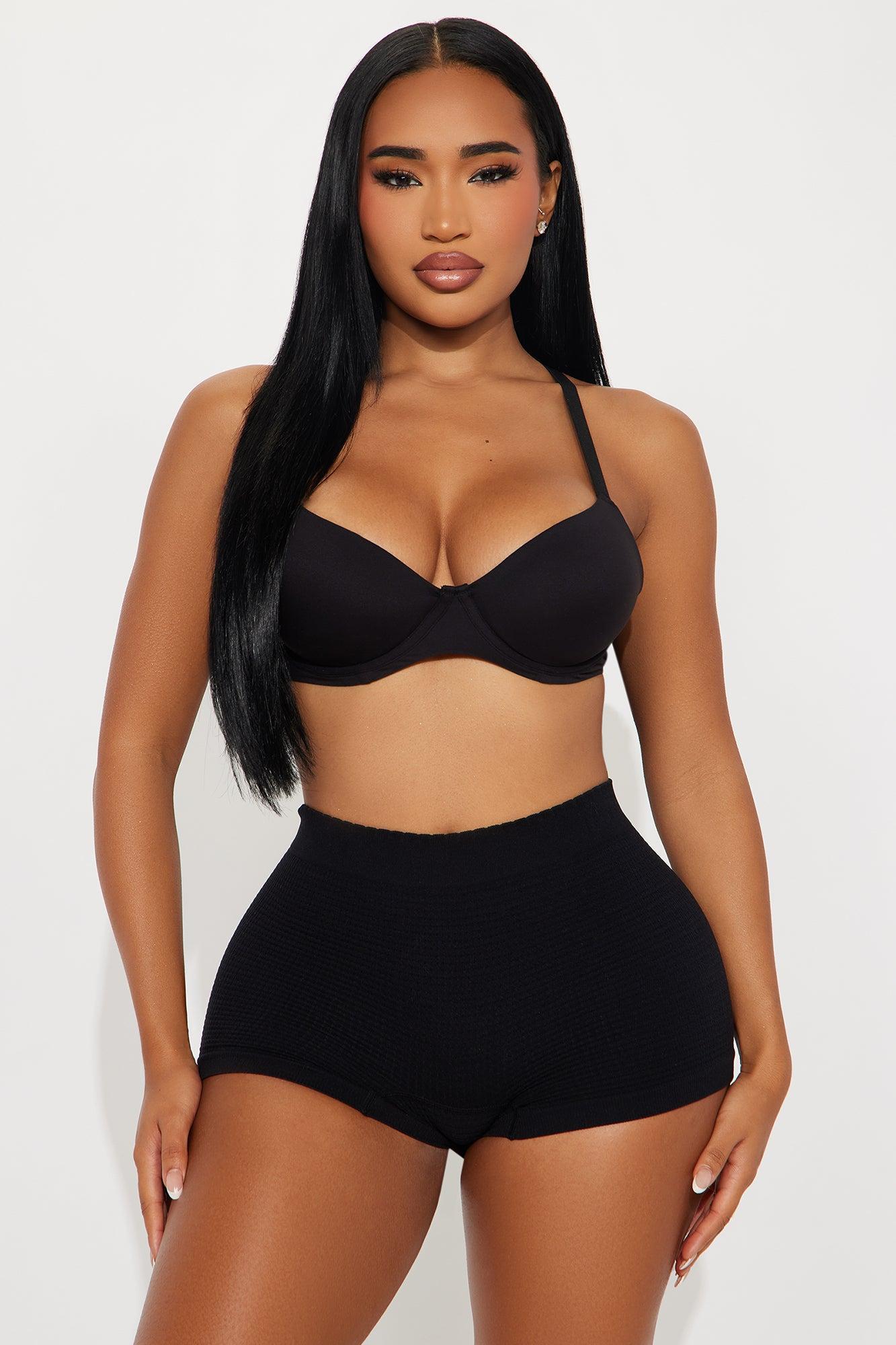Easy Seamless Boyshort Panty - Black Product Image