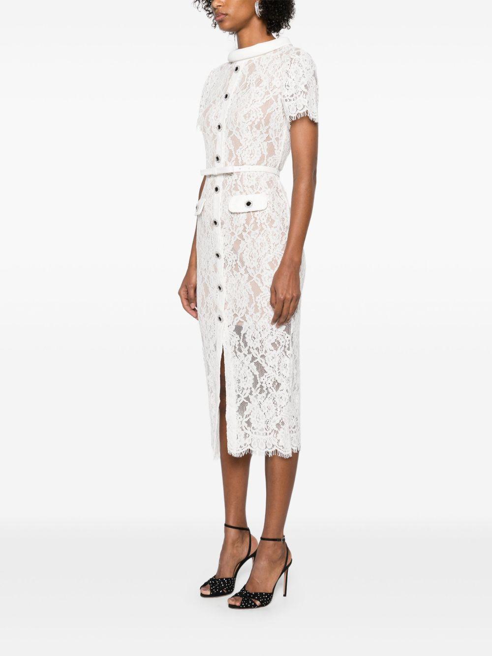 floral-lace midi dress Product Image