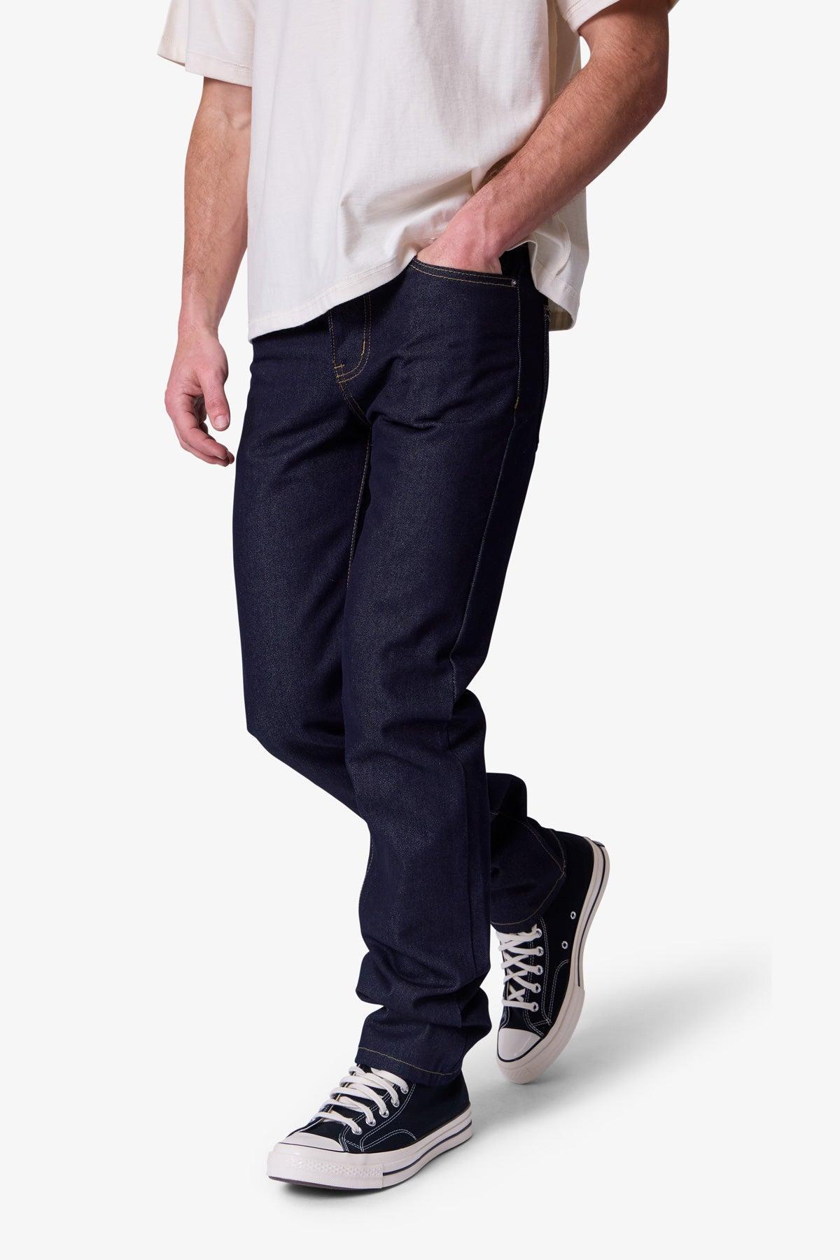 Raw Slim Denim - Rinsed Indigo Product Image