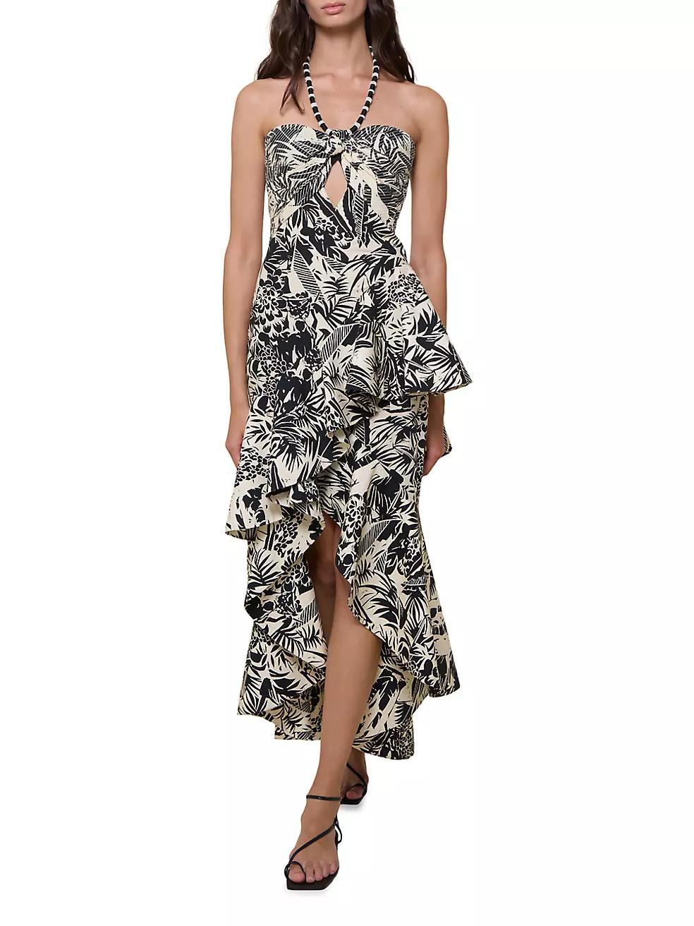 The Comeback Floral Cut-Out Maxi Dress Product Image