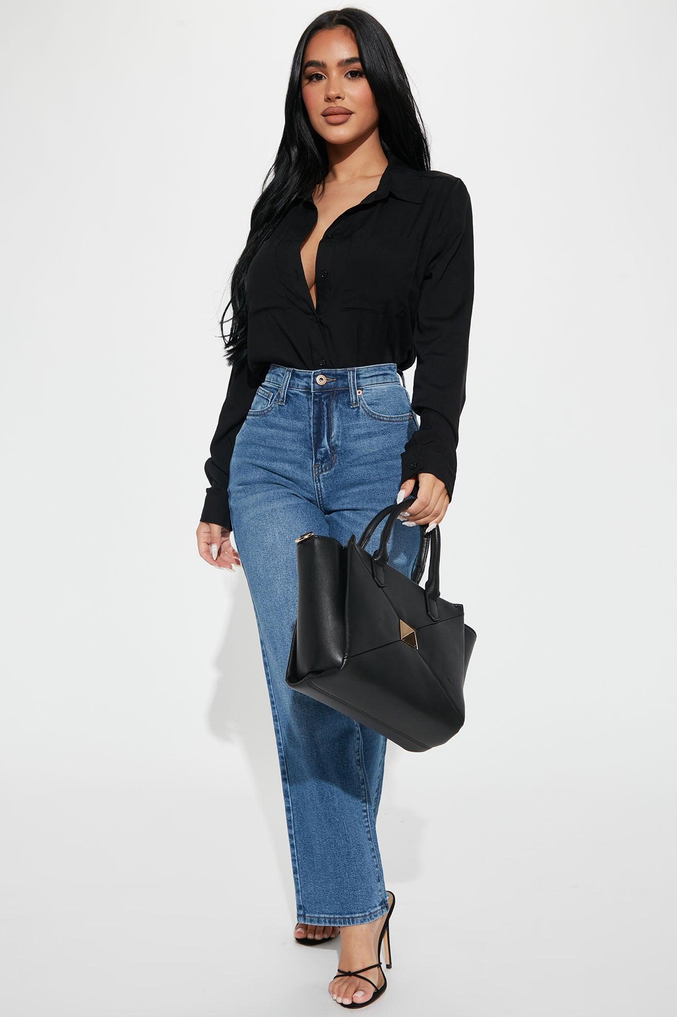 You Better Work Bodysuit - Black Product Image
