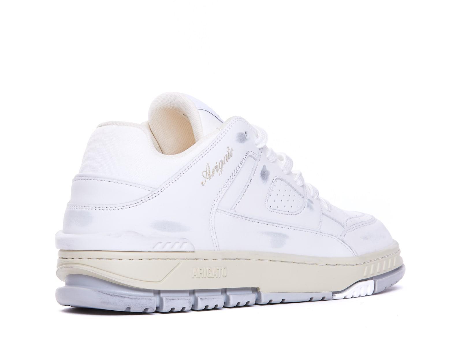 BURBERRY Box Leather Sneakers In Daffodil Product Image