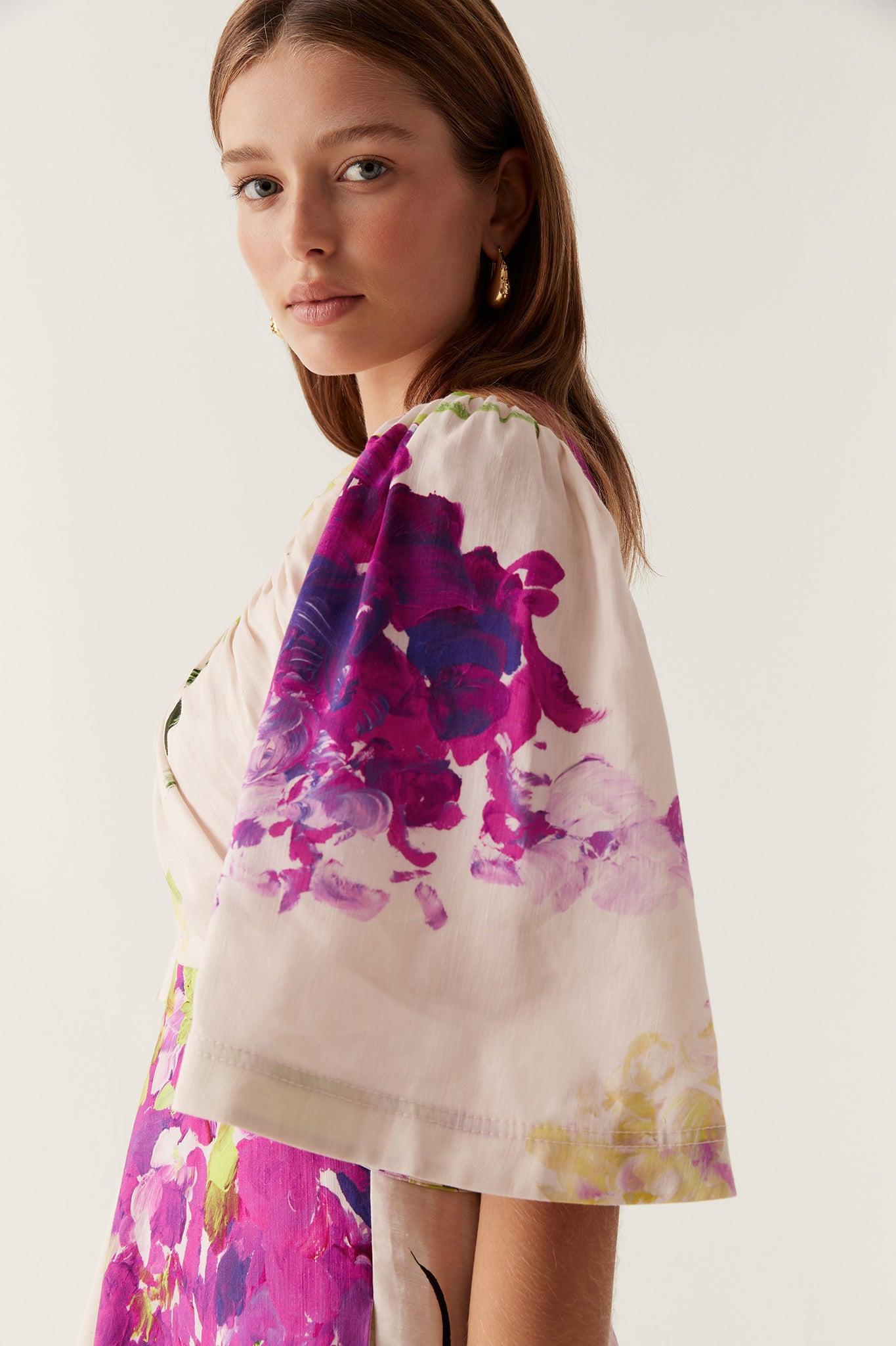Gilda Bell Sleeve Midi Dress Product Image