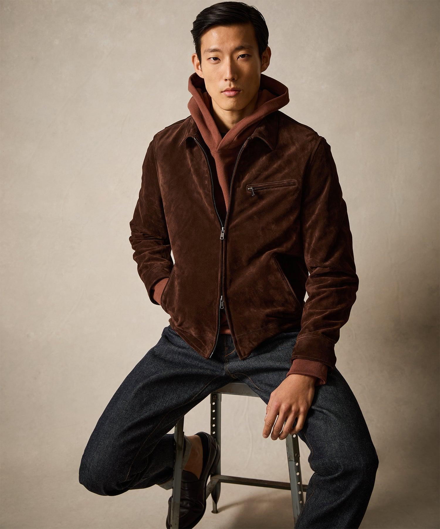 Italian Suede Dean Jacket Product Image