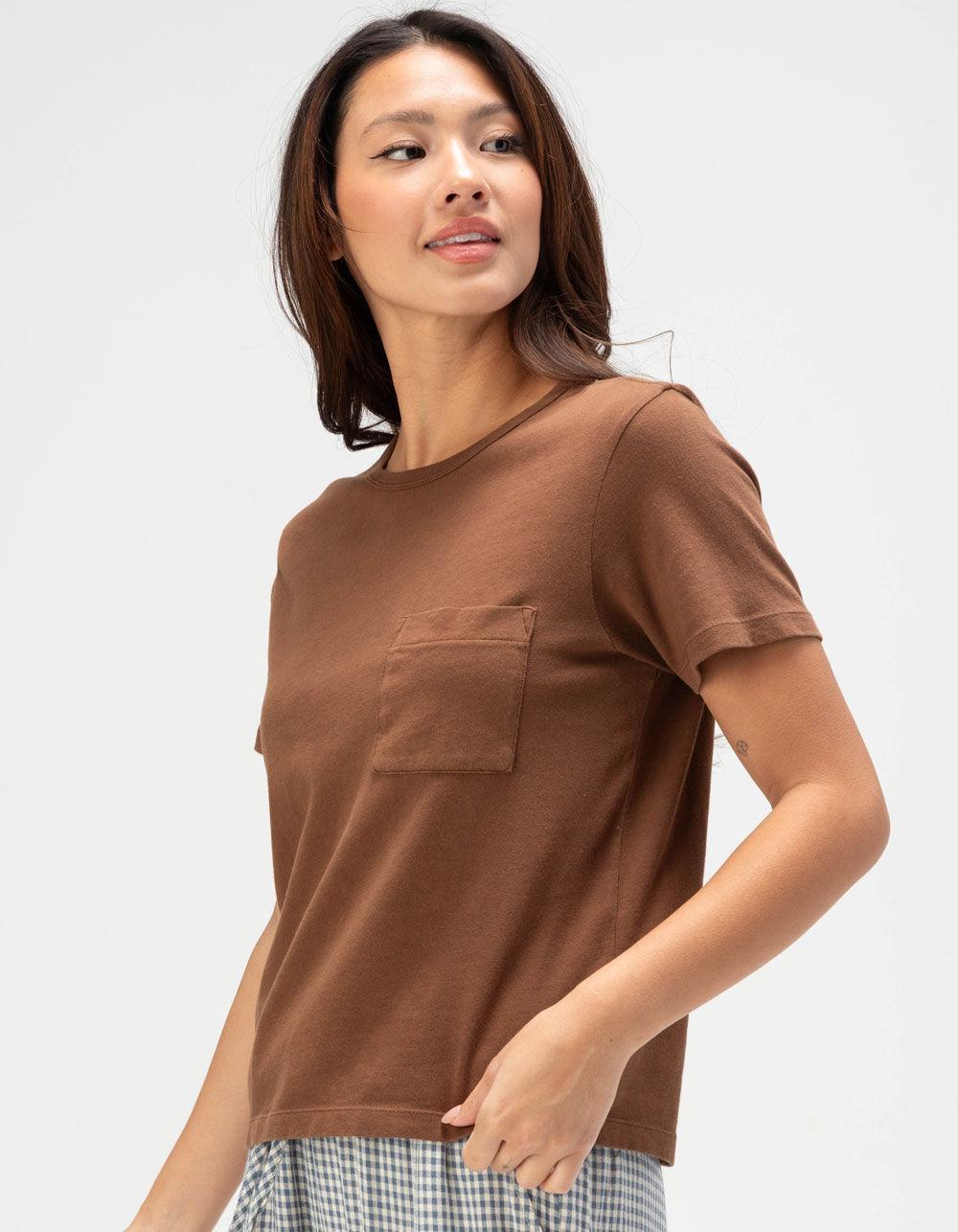BRIXTON Carefree Womens Pocket Tee Product Image