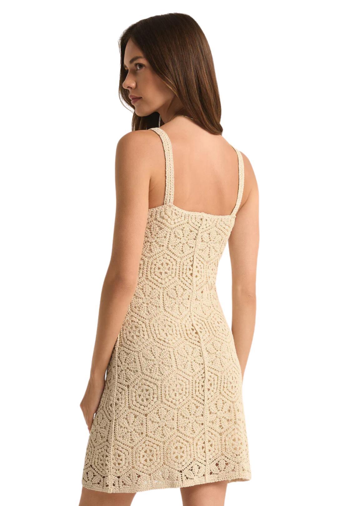 Allure Crochet Mini Dress Product Image