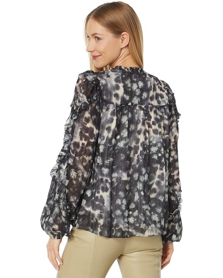 Long Sleeve Smocked Cuff Blouse Product Image