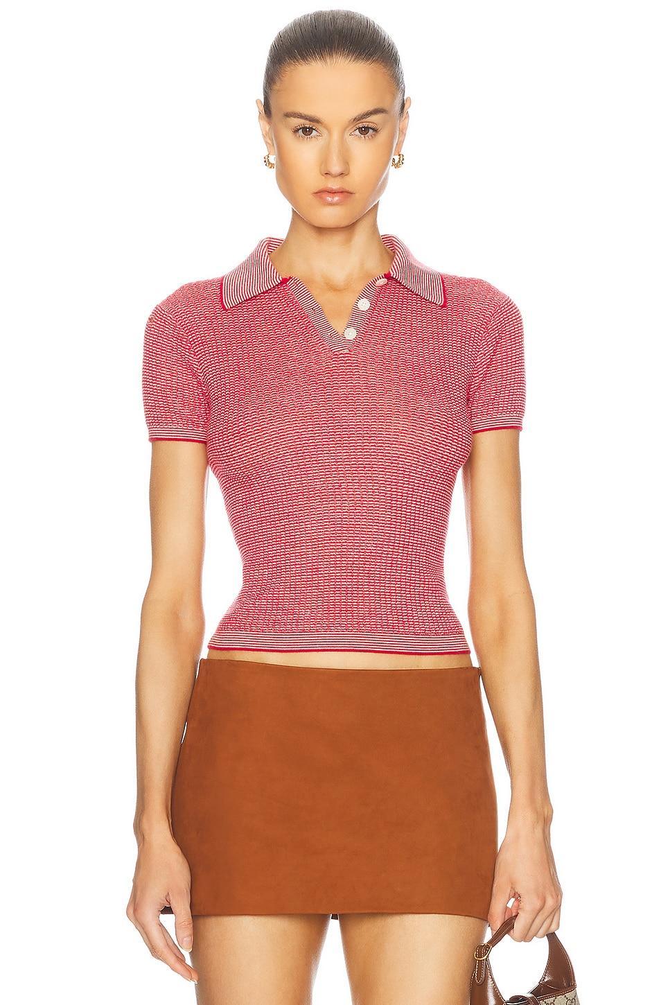 Cashmere Shrunken Polo Product Image