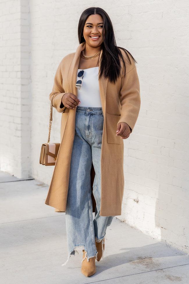 Go Where You Choose Tan Long Cardigan FINAL SALE Product Image