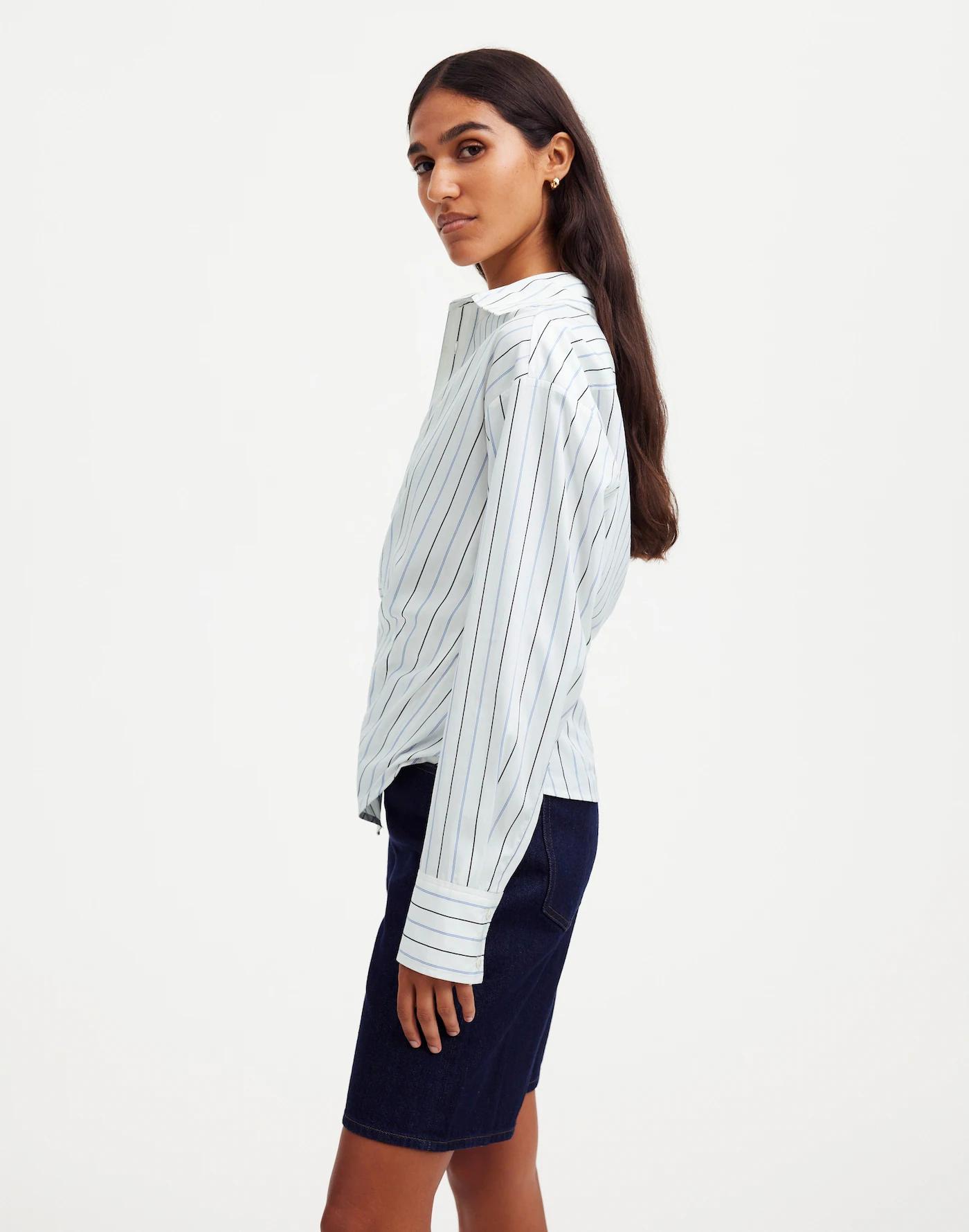 Asymmetric Button-Up Shirt Product Image