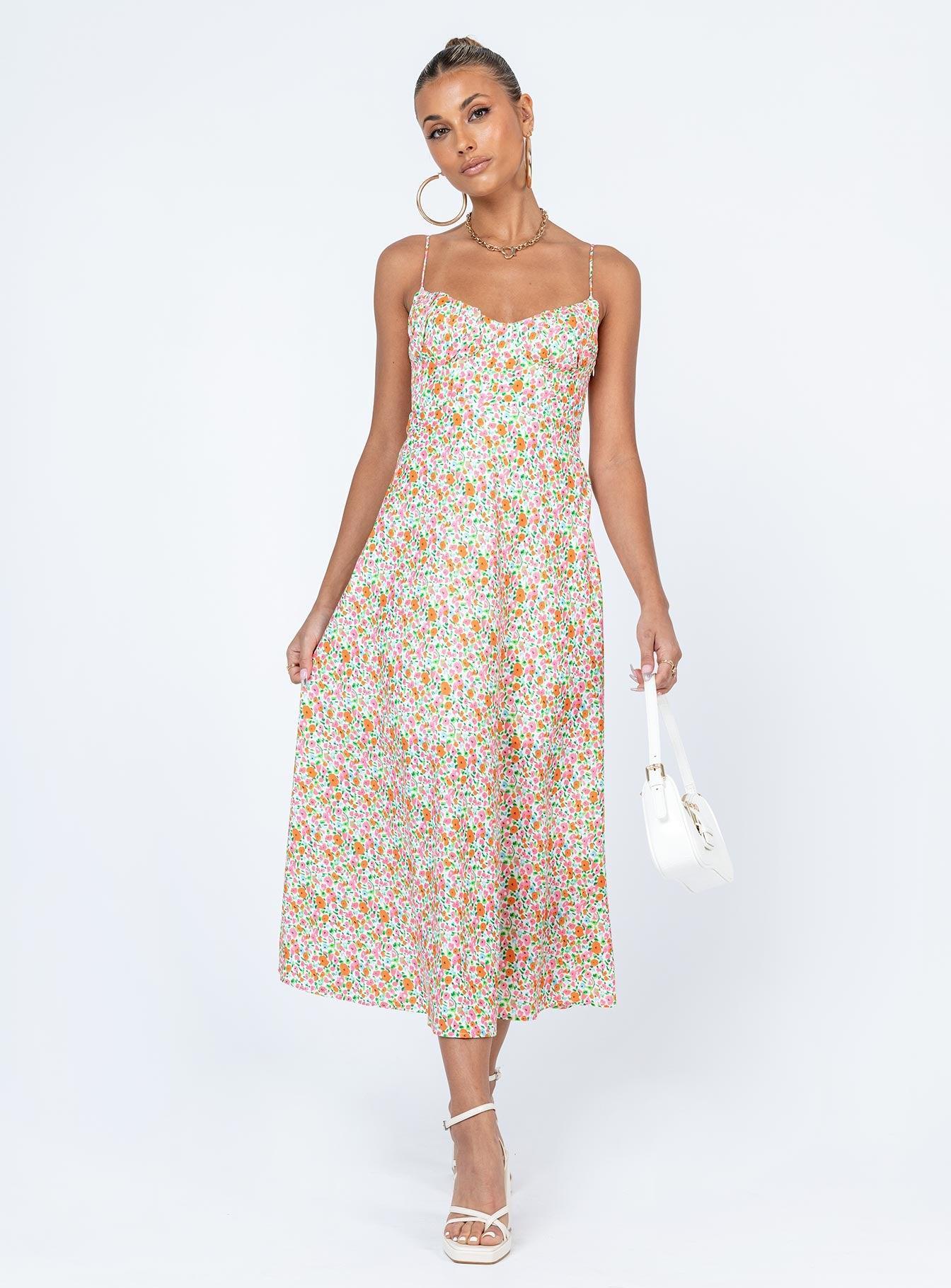 Amara Midi Dress Multi Product Image