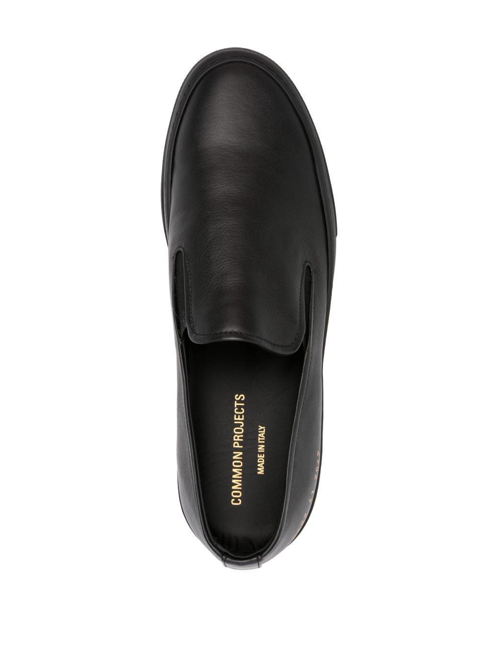 slip-on leather sneakers Product Image