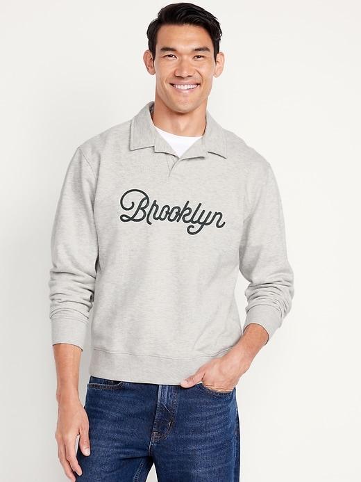 Rotation Fleece Graphic Polo Product Image