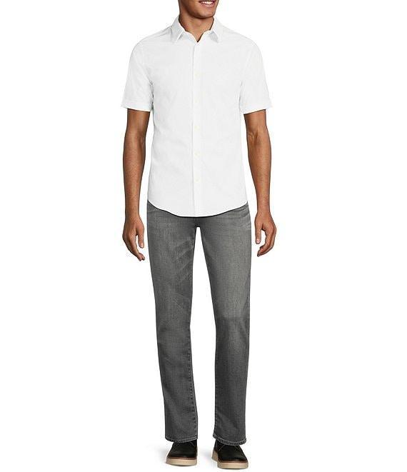 Murano Corsa Di Cavalli Derby Collection Slim Fit Embroidered Short Sleeve Woven Shirt Product Image