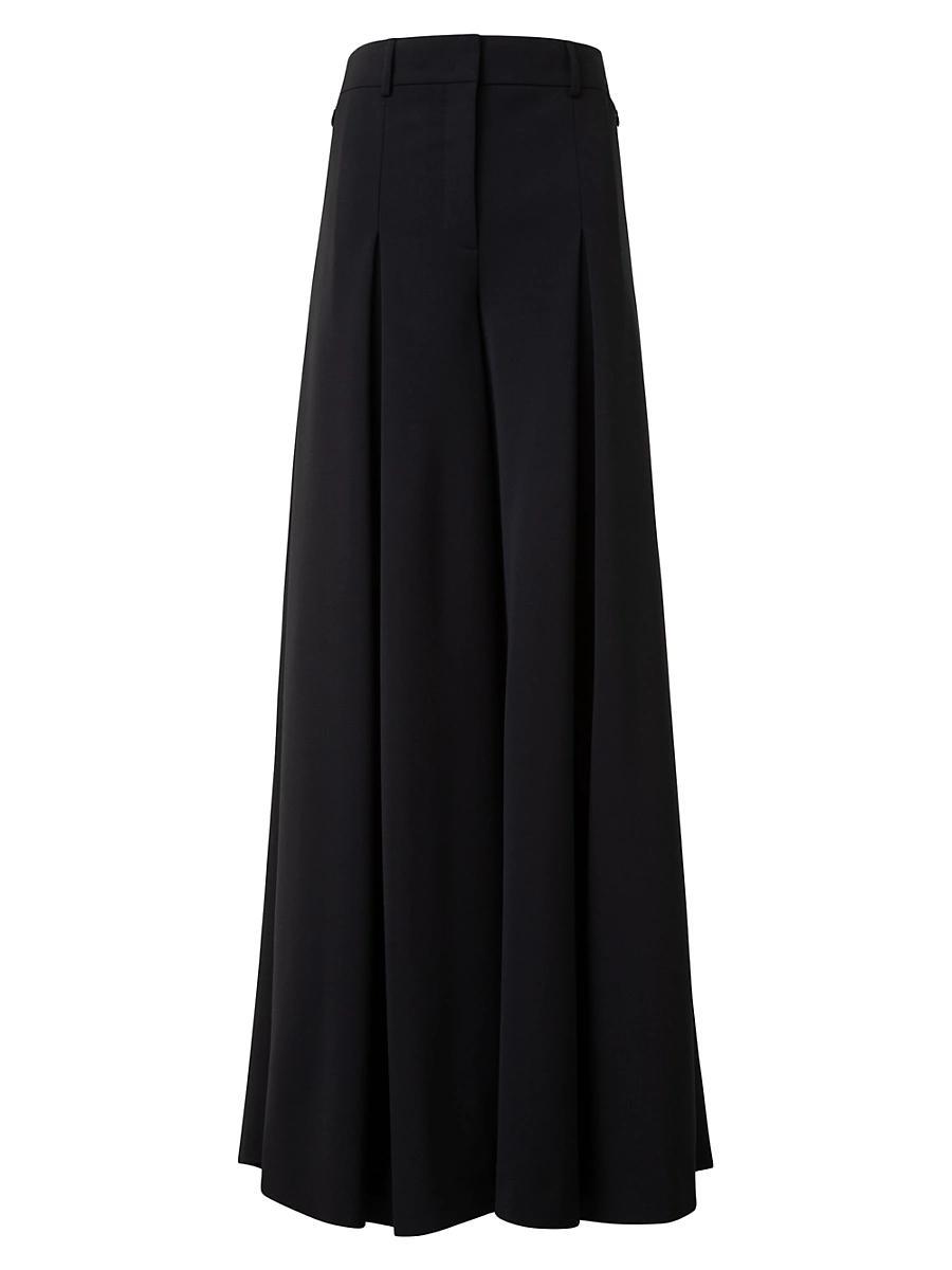 Womens Fiorello Stretch-Wool Extra-Wide Pants Product Image