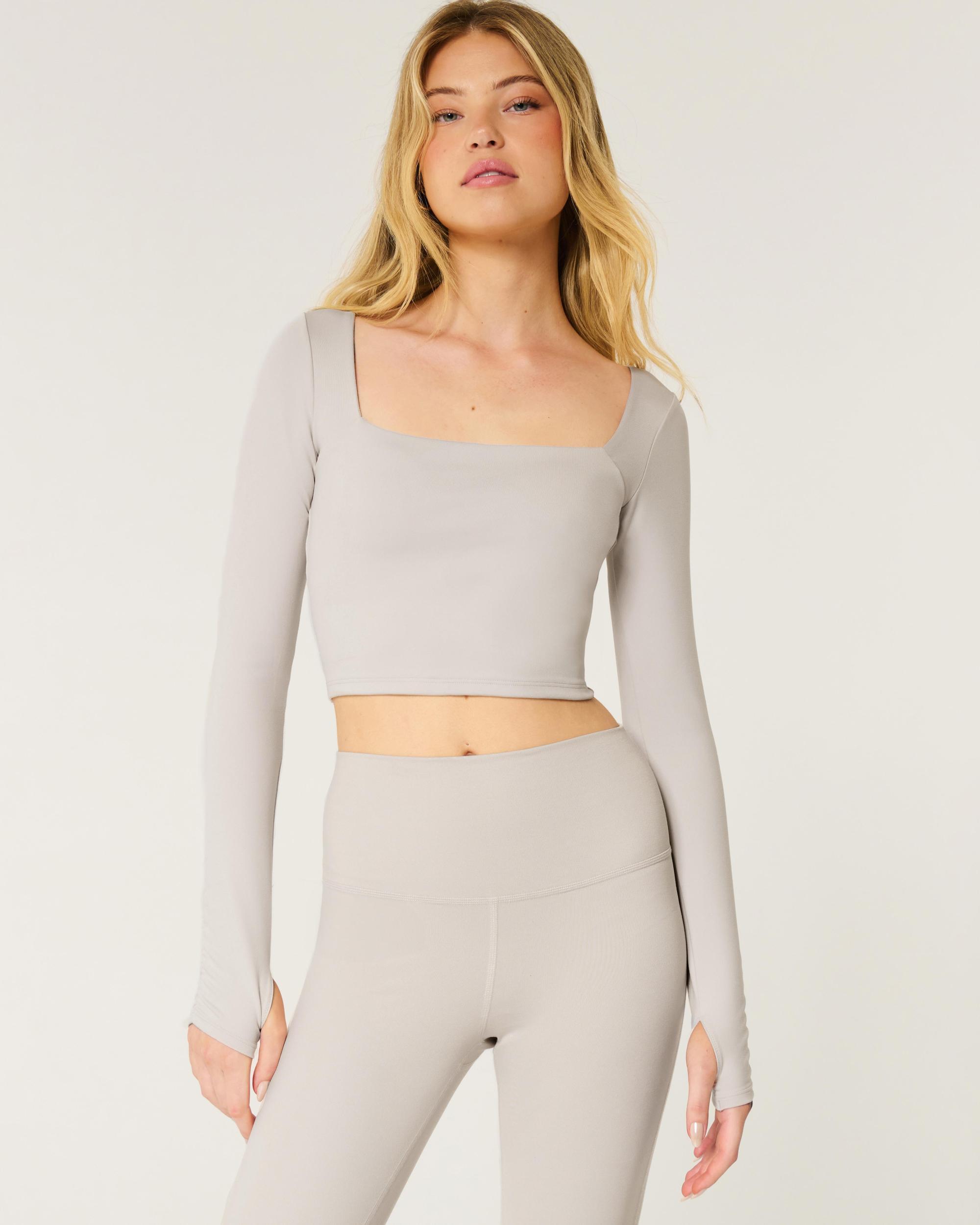 Gilly Hicks Active Recharge Square-Neck Top Product Image