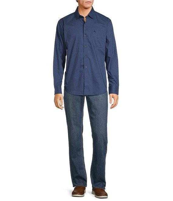 Tommy Bahama Big & Tall Sarasota Stretch Ventura Isles IslandZone® Stripe Woven Shirt Product Image