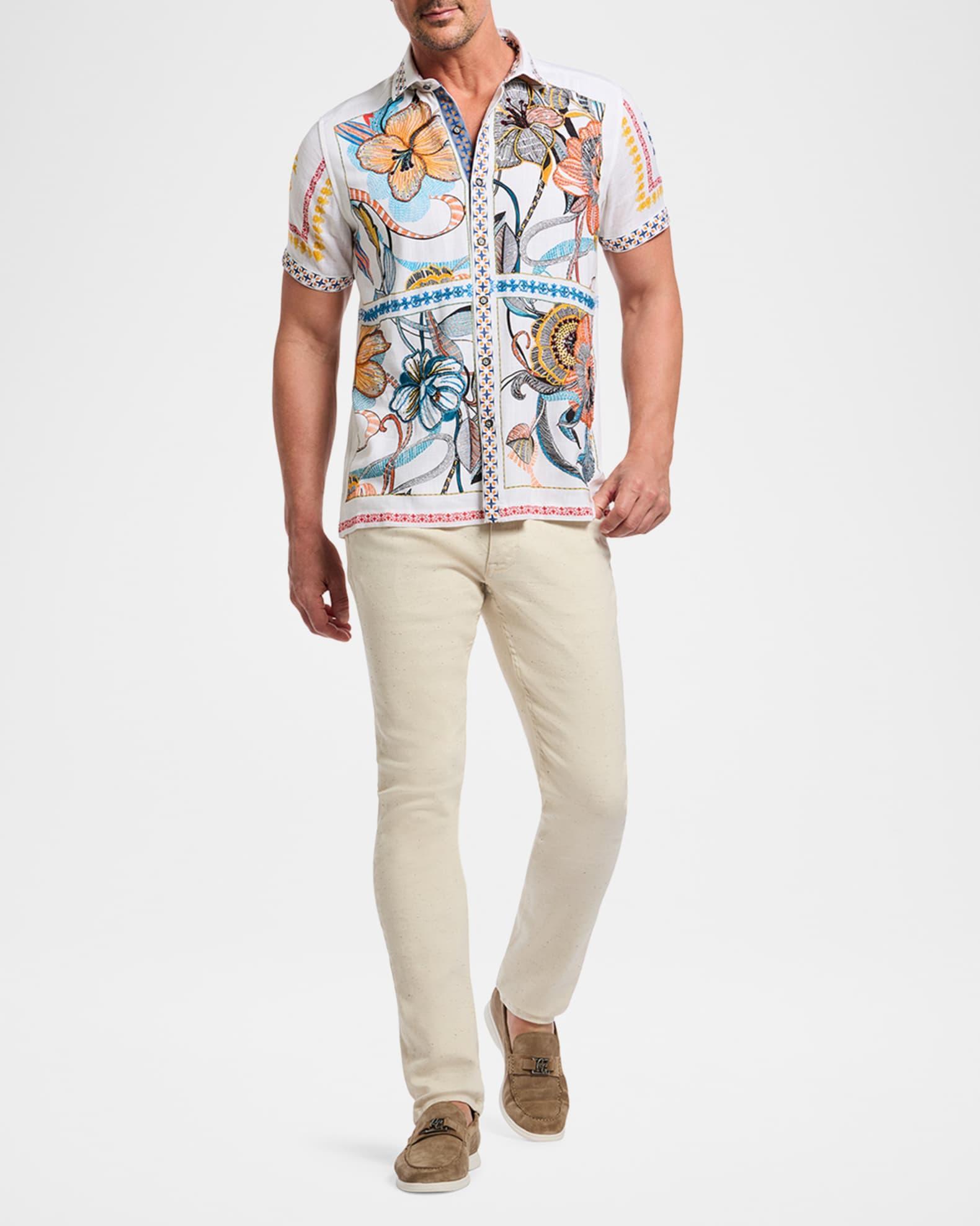 Men's Manzu Short-Sleeve Shirt Product Image