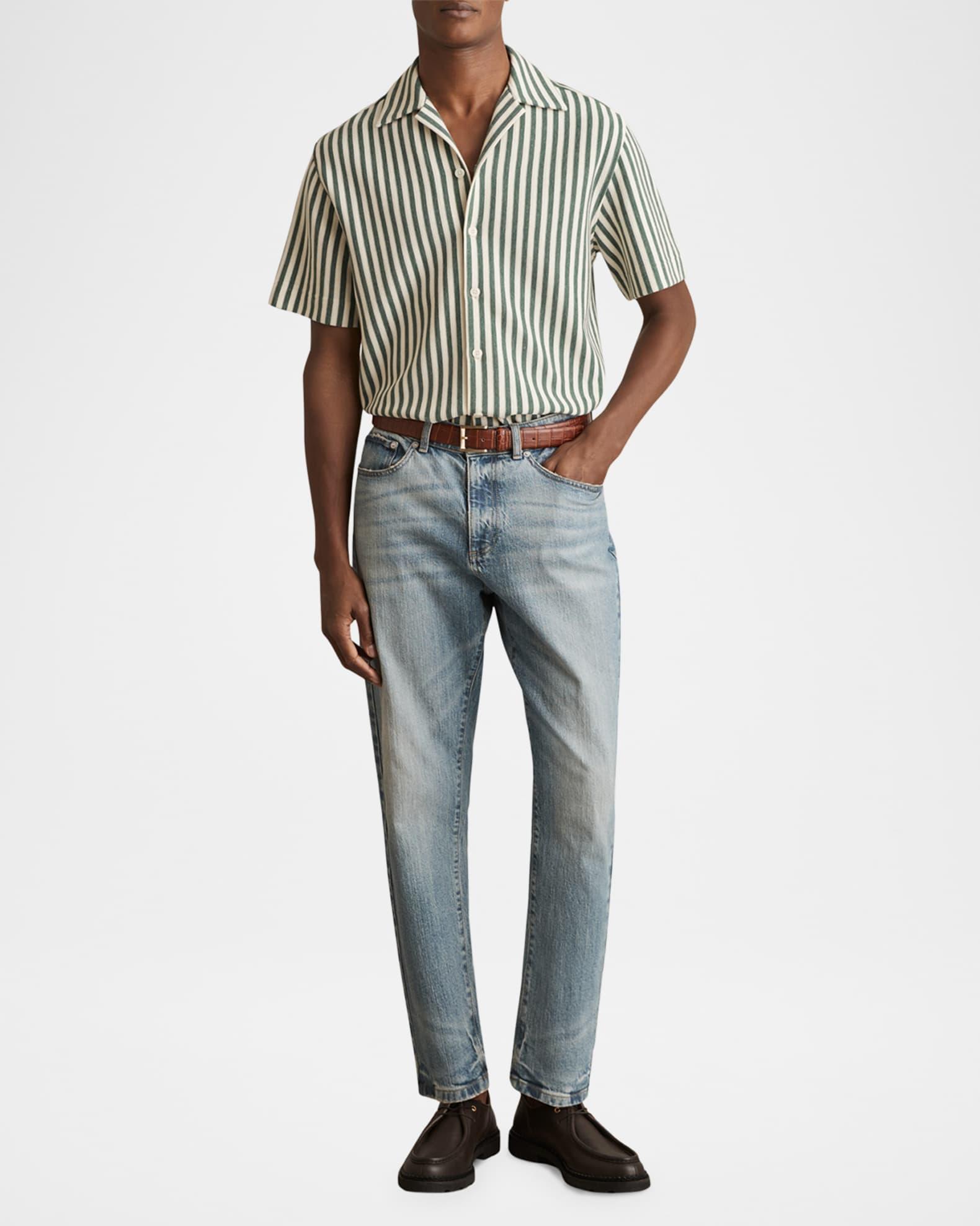 Men's Trig Textured Stripe Shirt Product Image