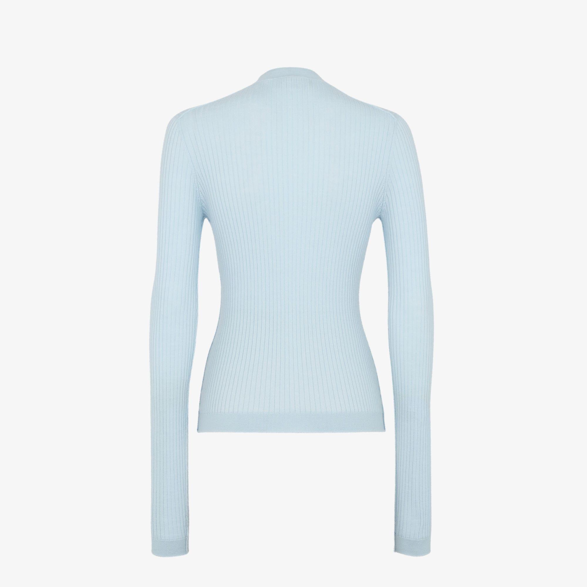 SweaterLight blue wool and silk jumper Product Image