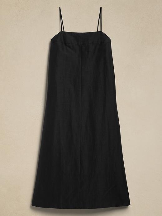 Silk-Linen Maxi Dress Product Image