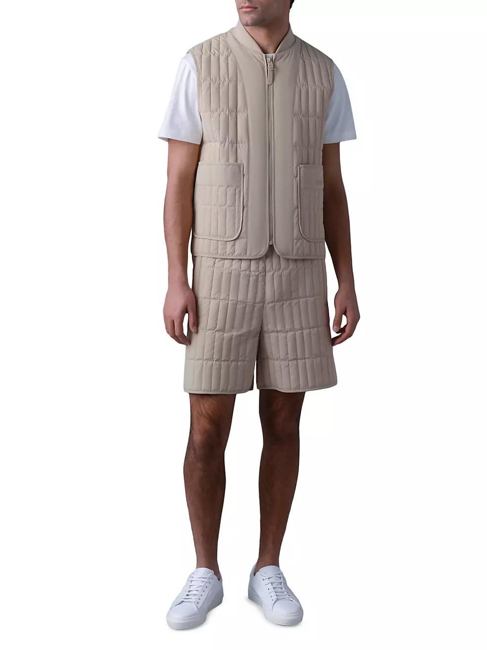 Levi Quilted Down Vest Product Image