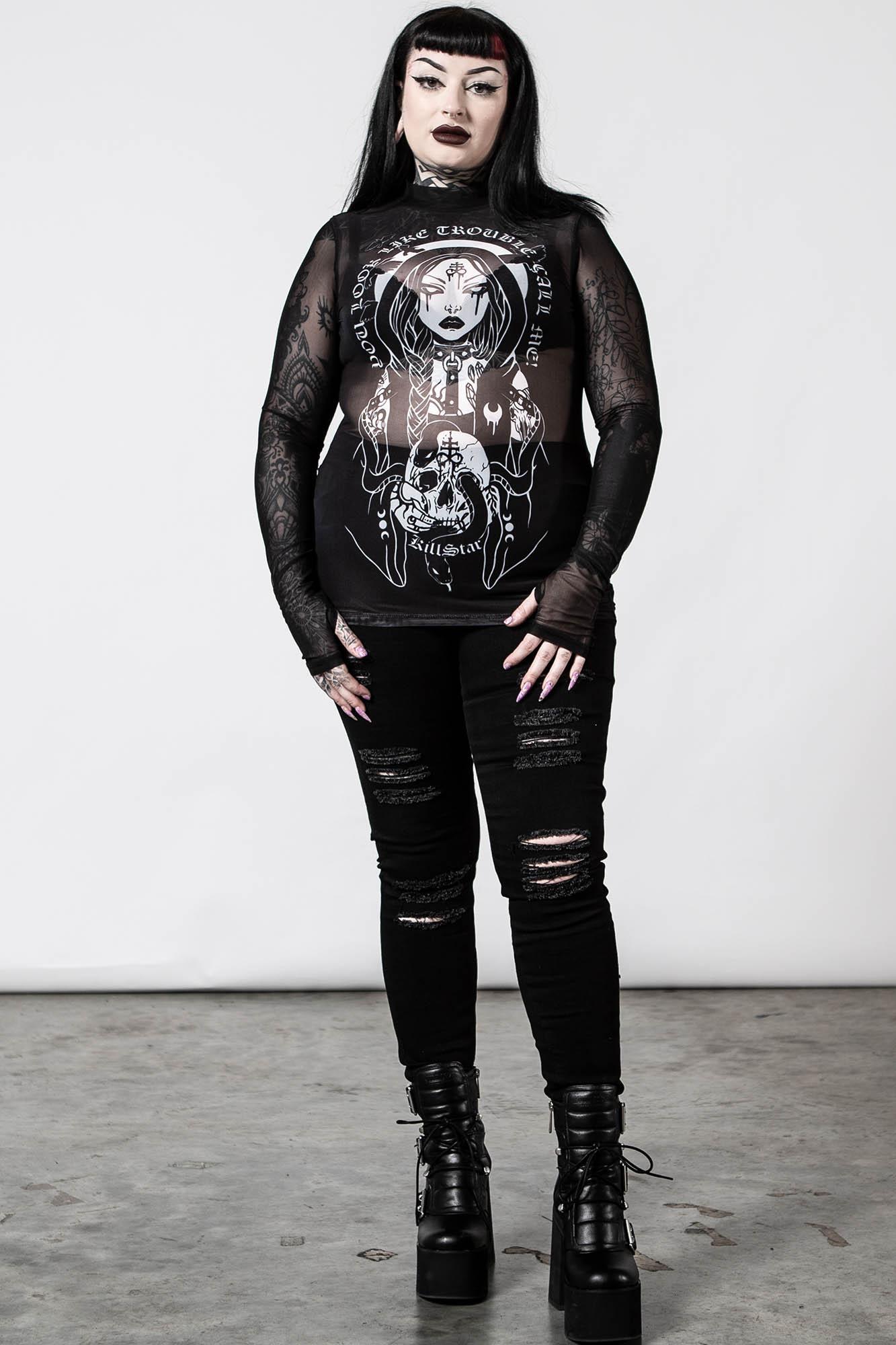 Trouble Mesh Top Female Product Image
