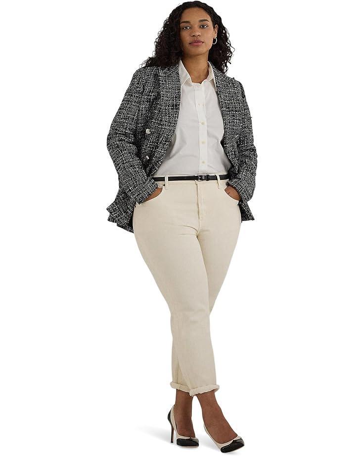 Mia Palazzo Ankle Jeans in Canary Beach Product Image