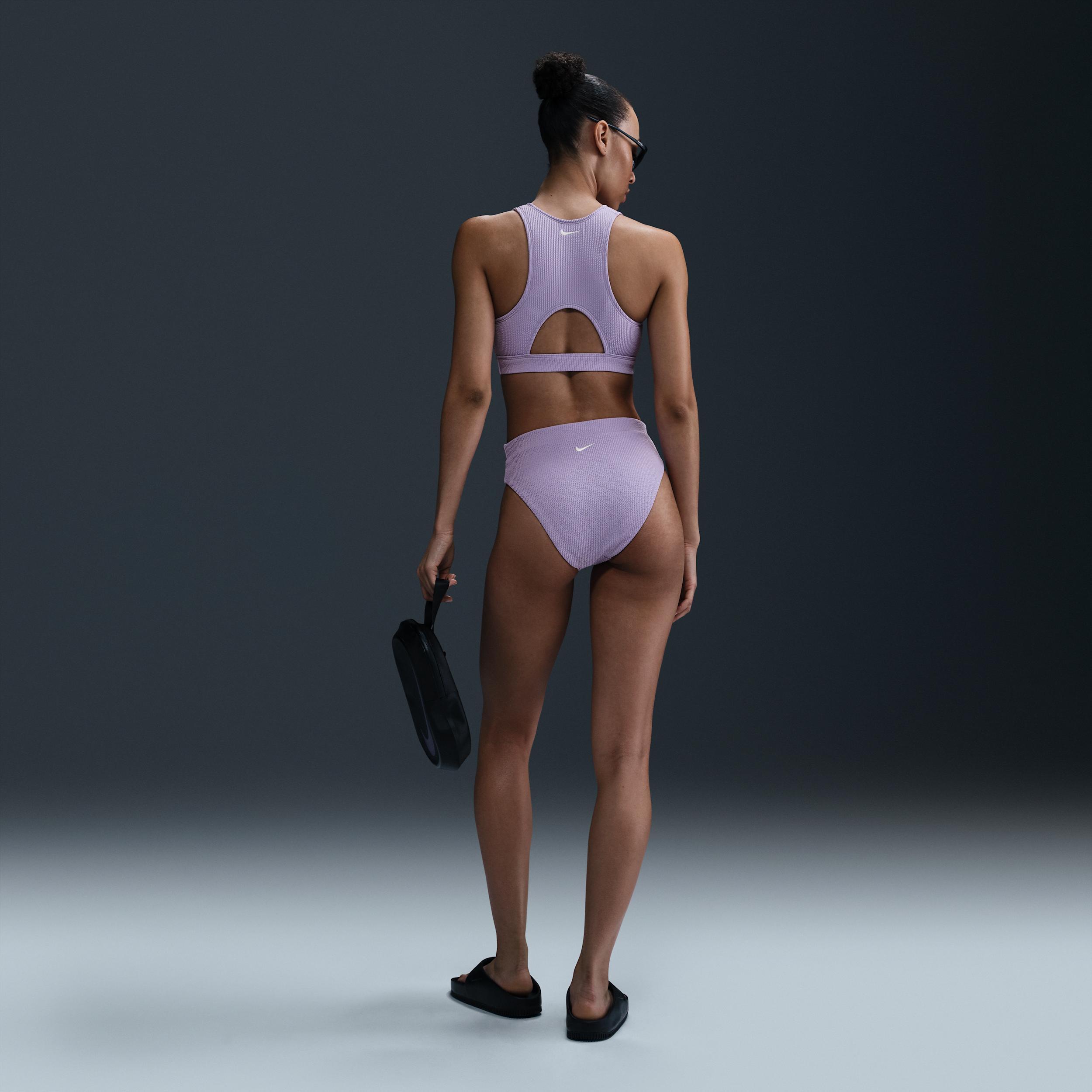 Nike Women's Swim Elevated Essential High-Waisted Bikini Bottom Product Image