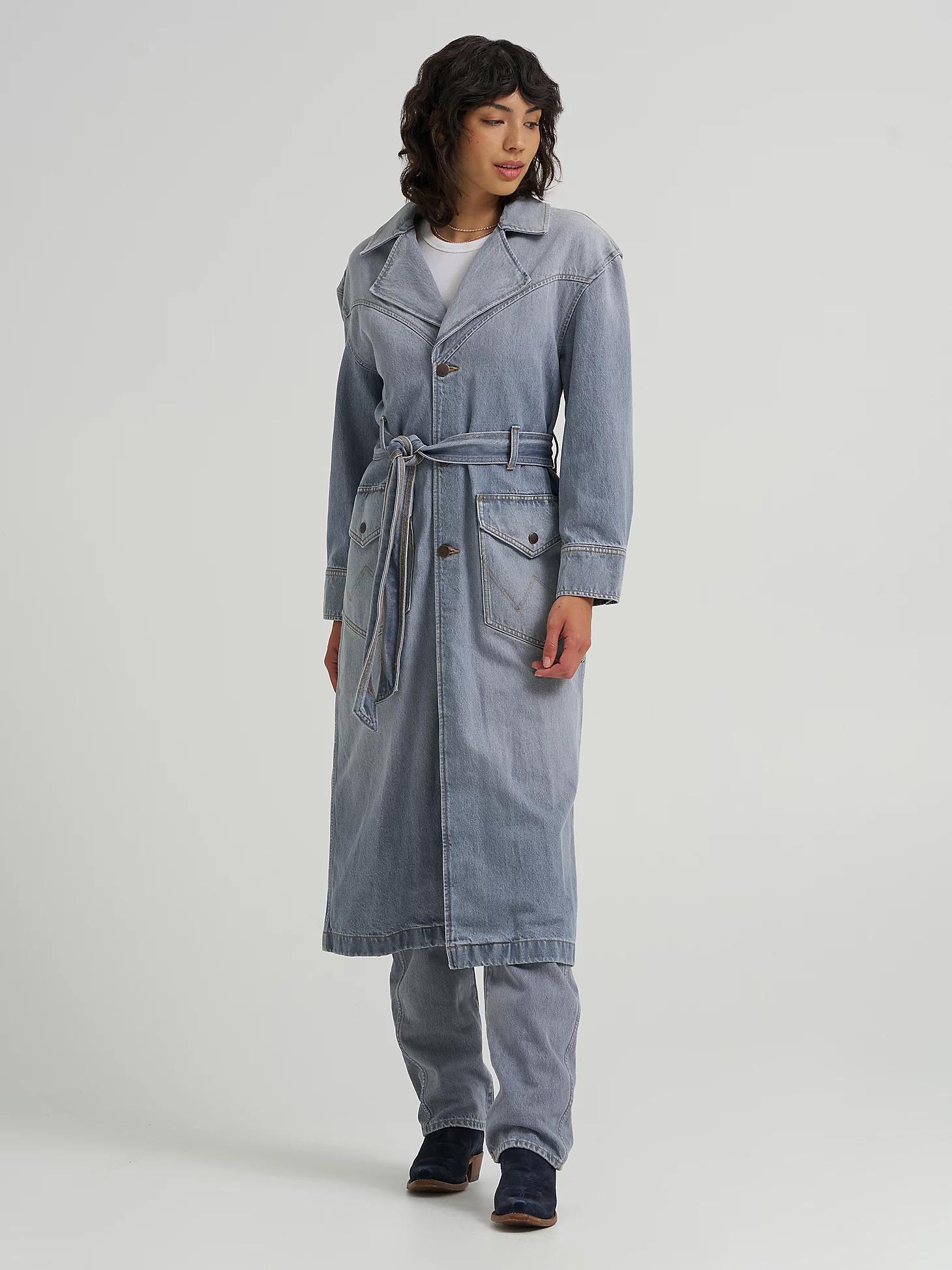 Women's Denim Trench | Women's JACKETS & OUTERWEAR | Wrangler® Product Image