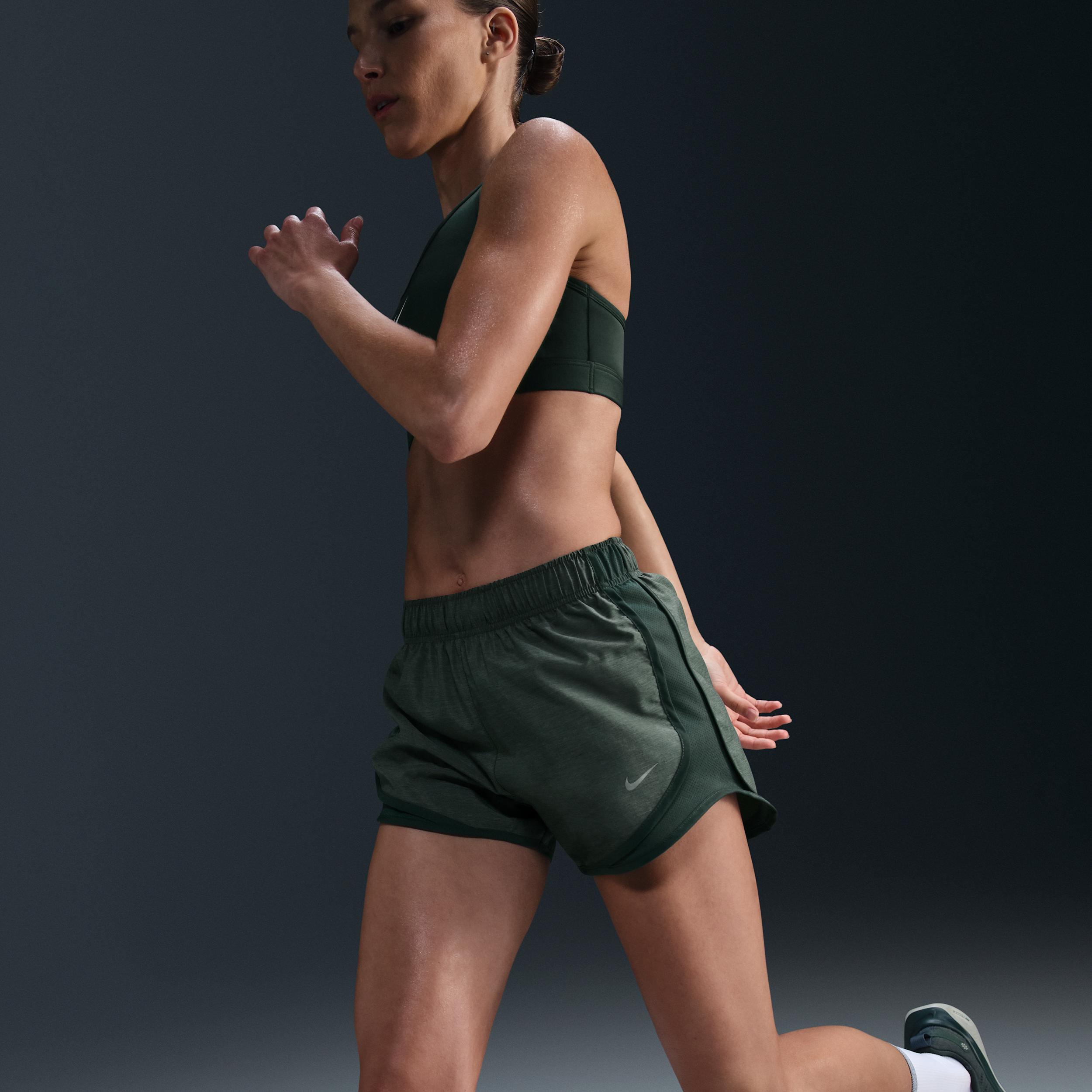 Nike Tempo Women's Dri-FIT Mid-Rise Brief-Lined Running Shorts Product Image