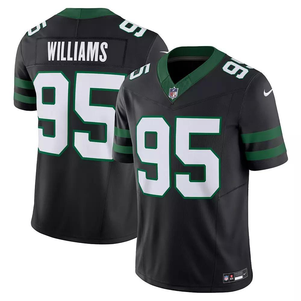 Men's Nike Quinnen Williams Legacy Black New York Jets Alternate Vapor F.U.S.E. Limited Jersey, Size: Medium Product Image