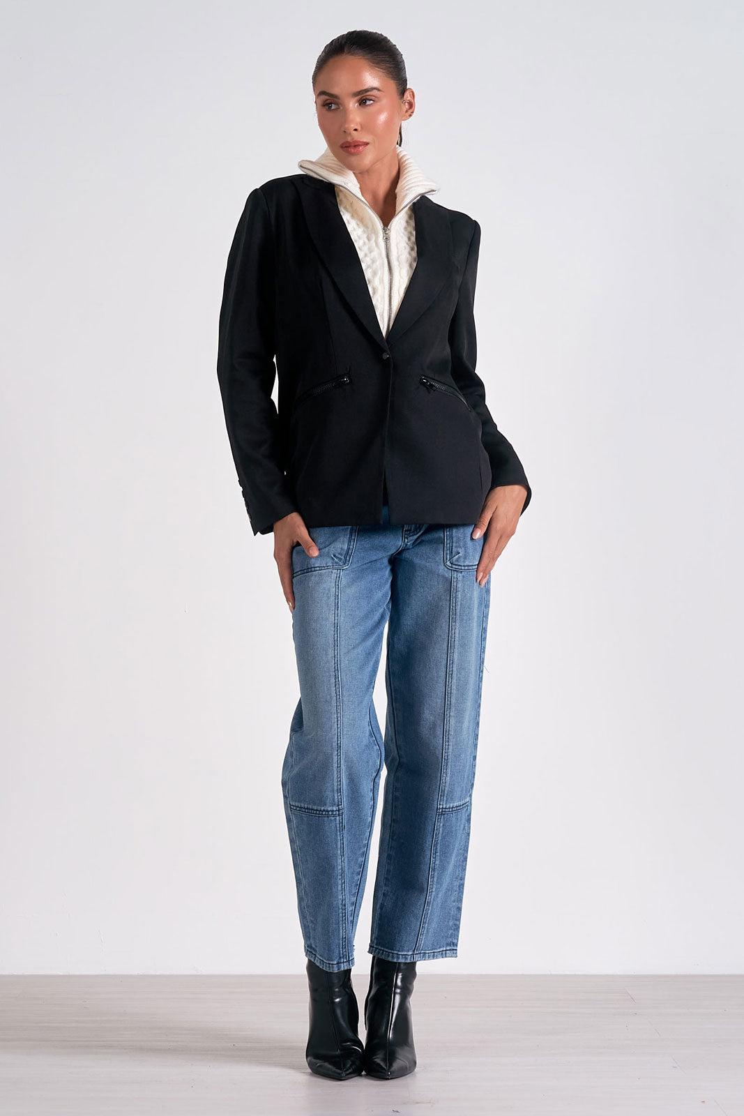 Elan Blazer Detachable Sweater Product Image