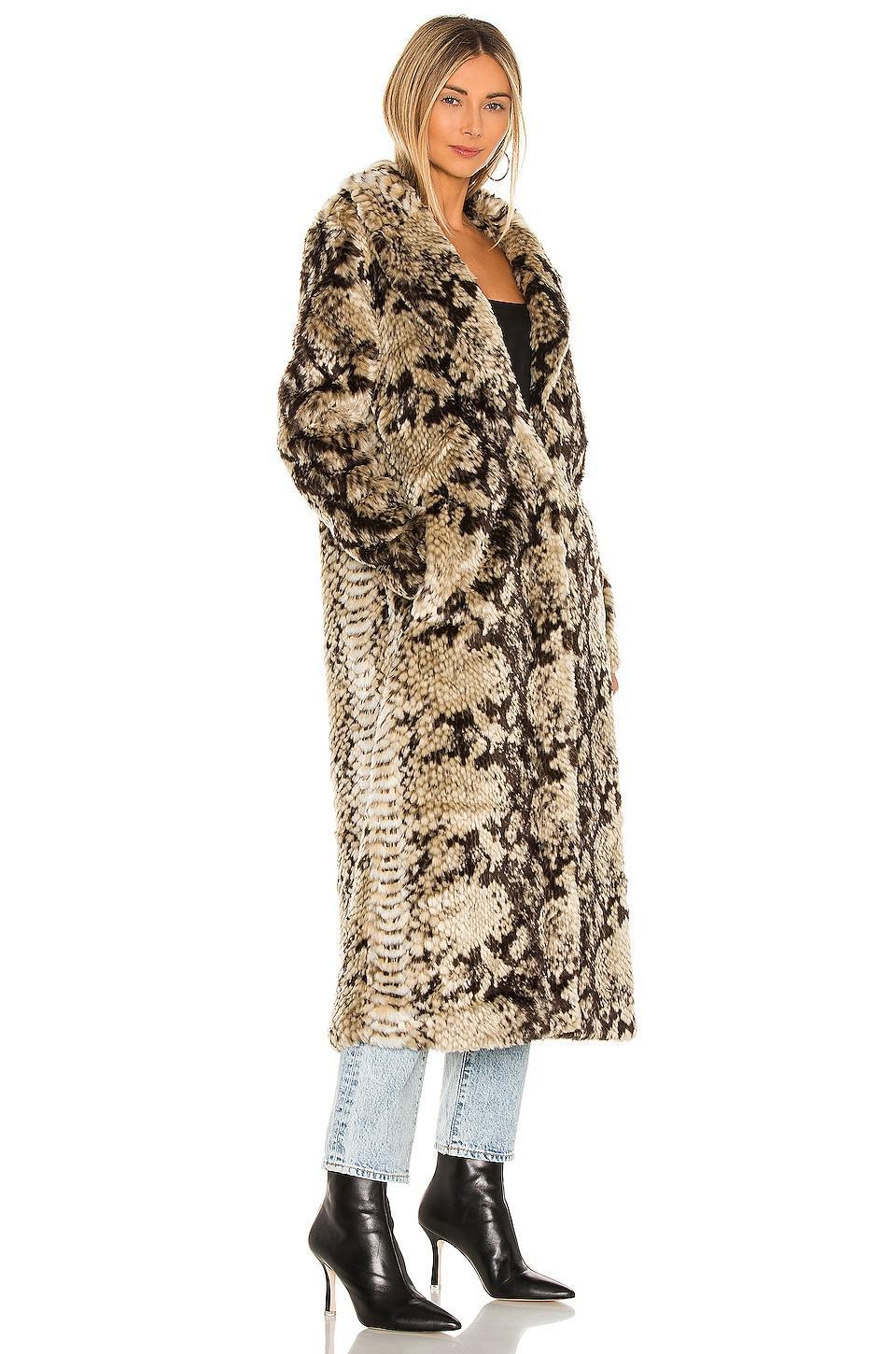 Madam Grace Faux Fur Coat Unreal Fur Product Image