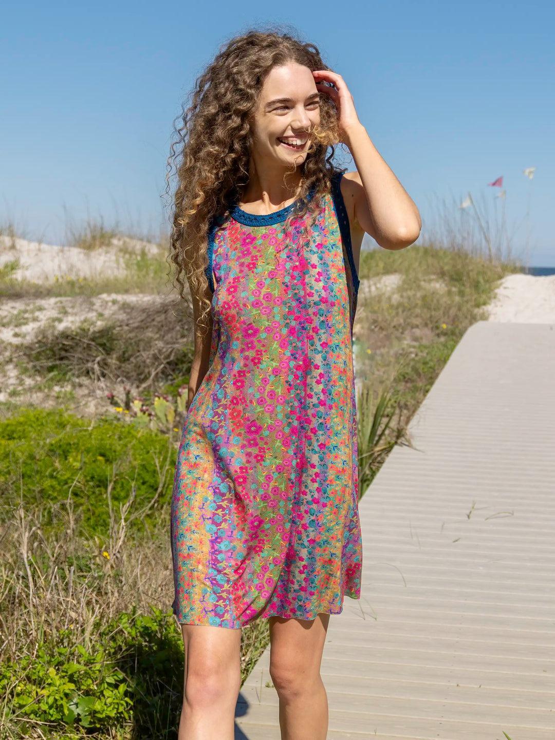 Willow "ButterSoft" Trim Mini Dress Product Image
