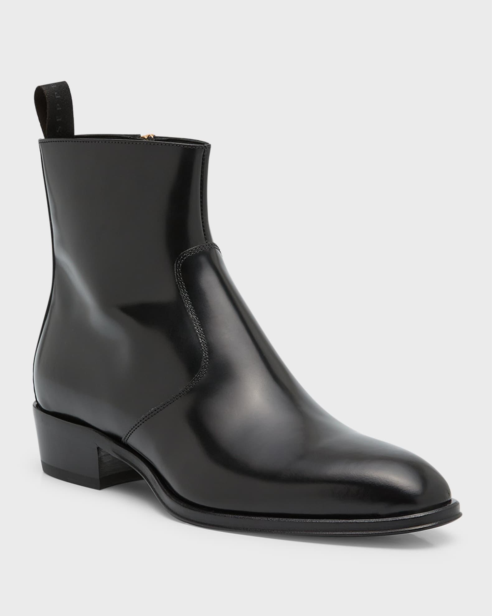 Men's Chicago 40 Leather Ankle Boots Product Image