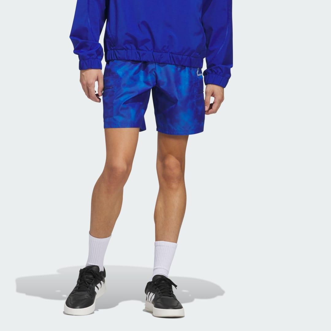 adidas Print Shorts Clear Pink M Mens Product Image