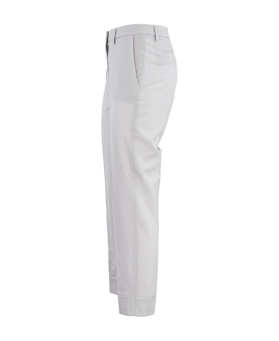 FABIANA FILIPPI Belt Loop Casual Pants In White Product Image