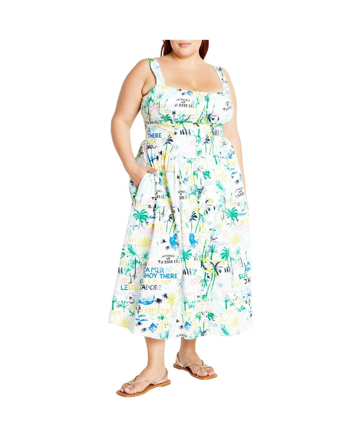 City Chic Womens Almay Midi Dress Product Image