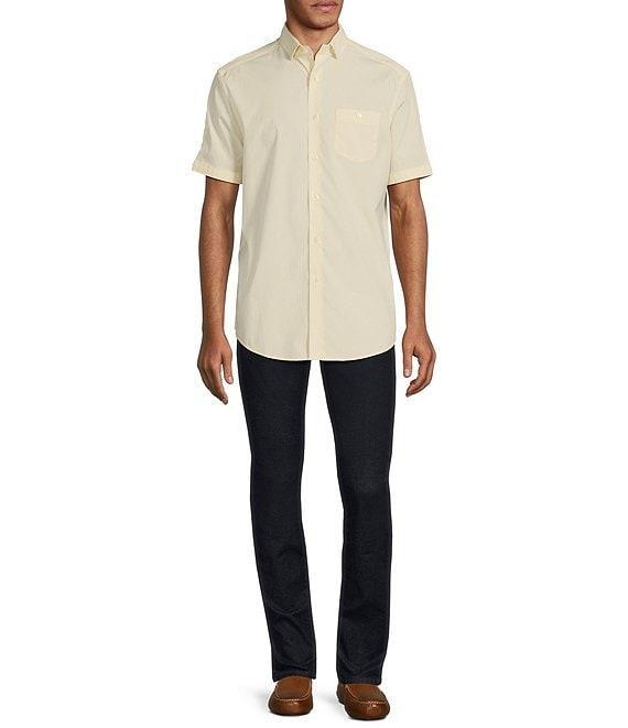 Murano Classic-Fit Solid Short-Sleeve Woven Shirt Product Image