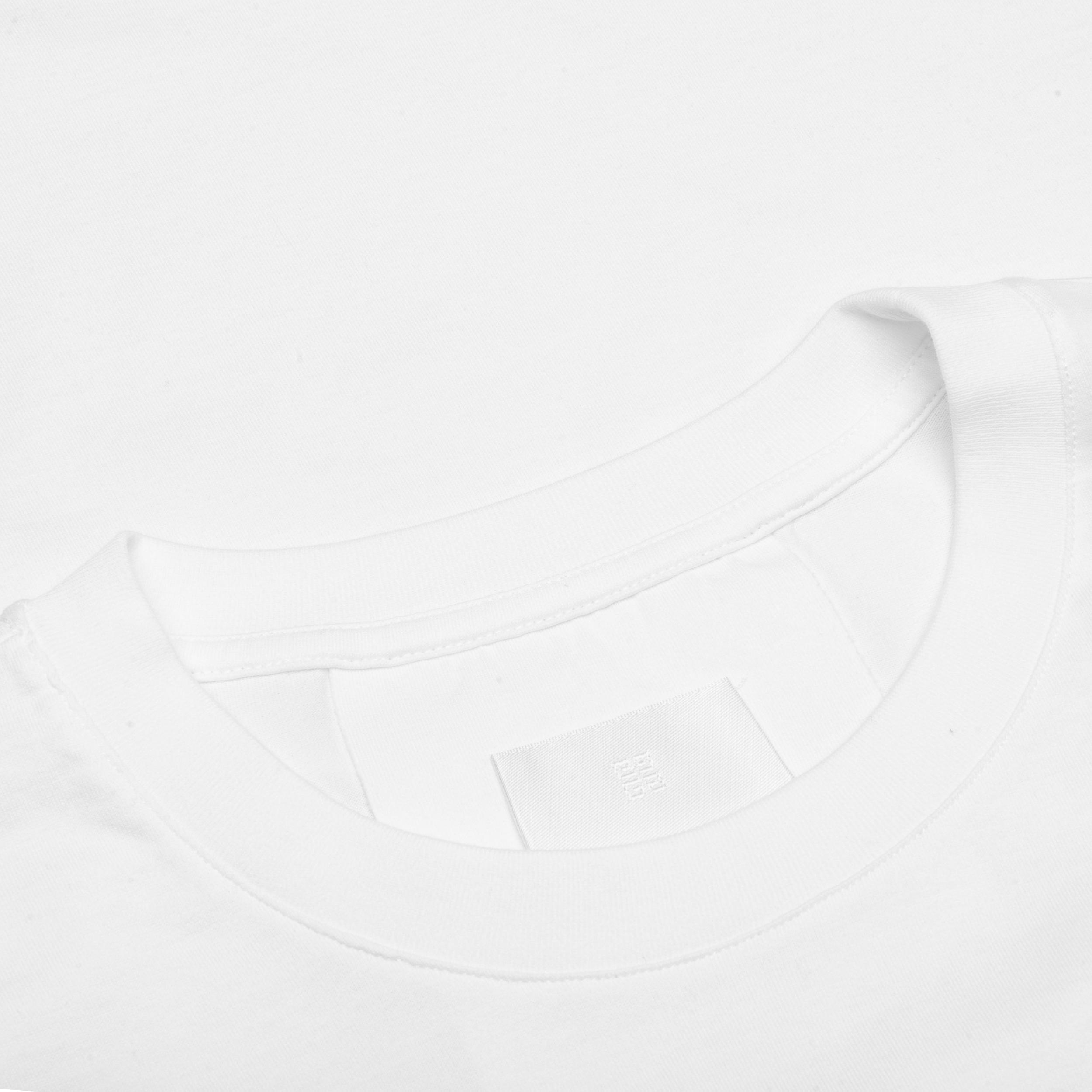 Reflective Slim Fit T-Shirt - White Male Product Image