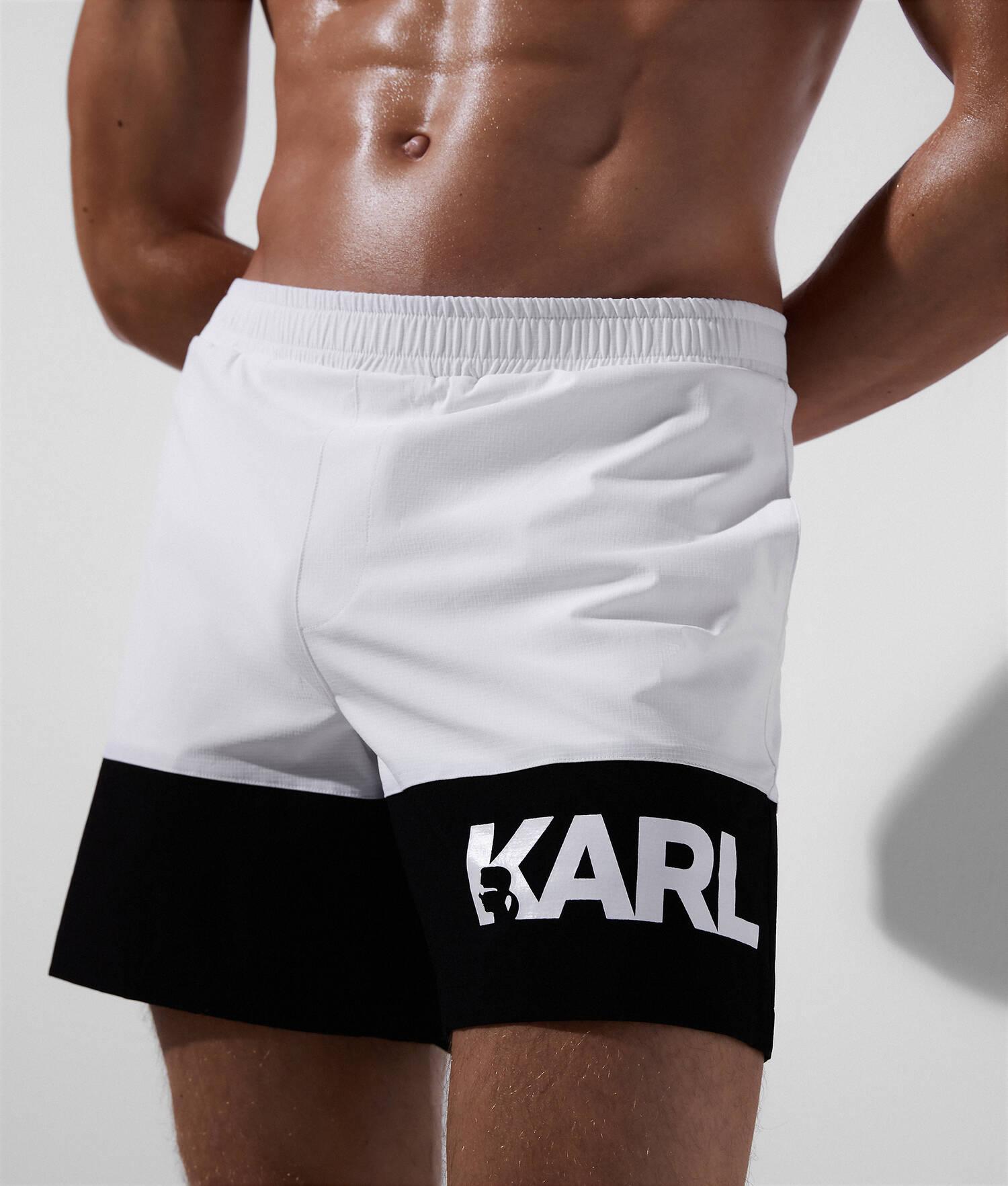 COLOR-BLOCK BOARD SHORTS Product Image