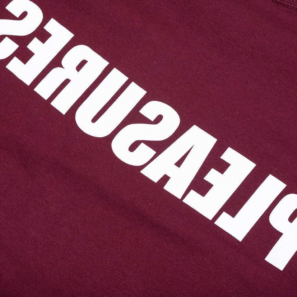 Security T-Shirt - Burgundy Male Product Image