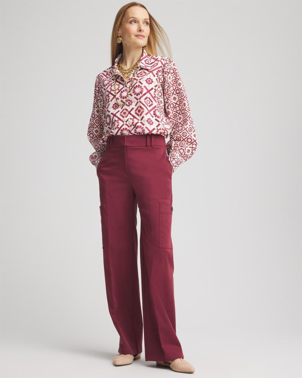Sateen Cargo Pants Product Image