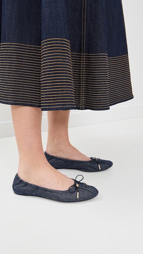 FERRAGAMO Joelle Denim Flats | Shopbop Product Image