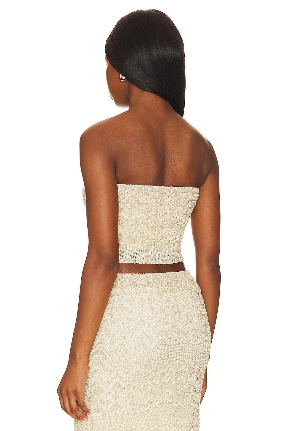 x REVOLVE Strapless Crochet Top SNDYS Product Image